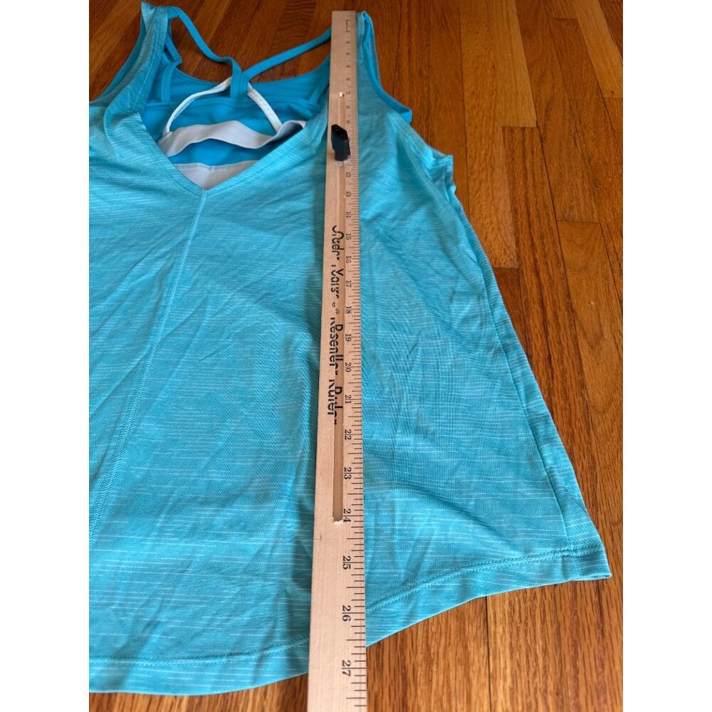 Champion Blue Tank Top With Built-In Sports Bra Medium Support - Picture 5 of 5